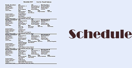 schedule thumb
